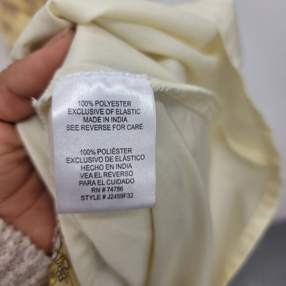 Patrons of Peace Yellow Floral Maxi Dress Size Medium boho - Picture 7 of 12